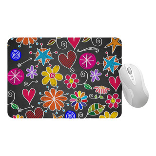 Mousepad Sublimado Diseño De Pizarra Corazones Y Flores Mousepad Sublimado Diseño De Pizarra Corazones Y Flores