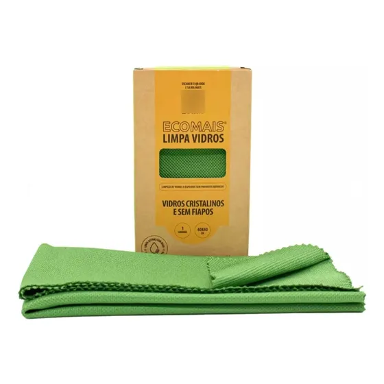 Pano Limpa Vidros Espelho Ecológico Prático Fácil Eficiente 