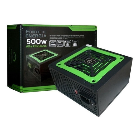 Fonte de alimentação para PC One Power MP500W3-I 500W  preta 110V/220V