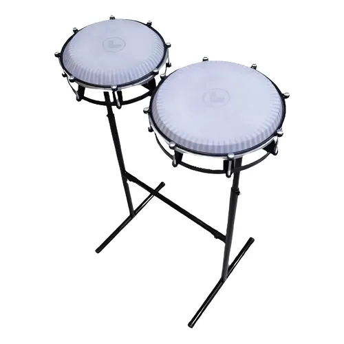 Conga Compacta Latin Percussion LP825 11 Pol Couro Prateado
