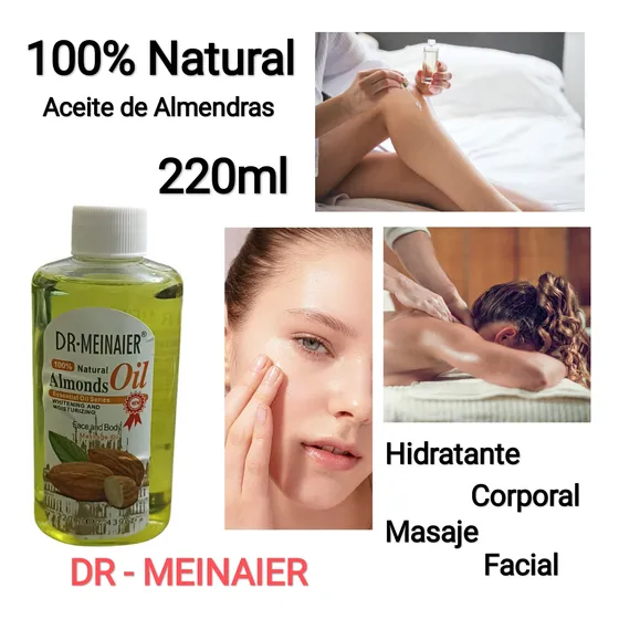 Aceite Hidratante Facial, Corporal, Masaje 100% Natural