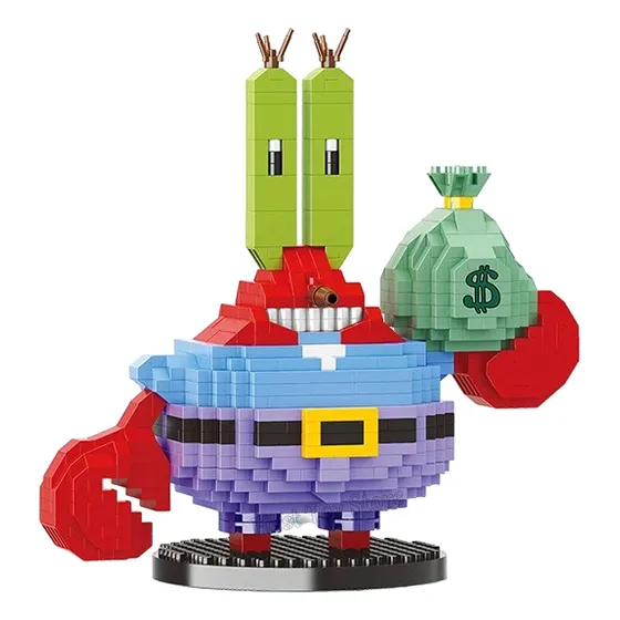 Bob Esponja Puzzle Micro Particulas Lego Coleccionable
