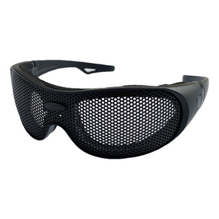 Lentes De Seguridad De Malla Y Metal, Negro Lentes De Seguridad De Malla Y Metal, Negro