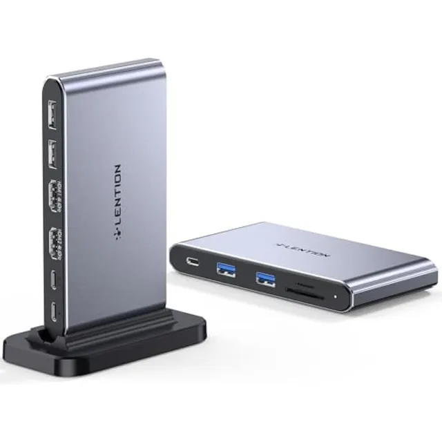 Lention Estación De Acoplamiento Para Portátil Usb