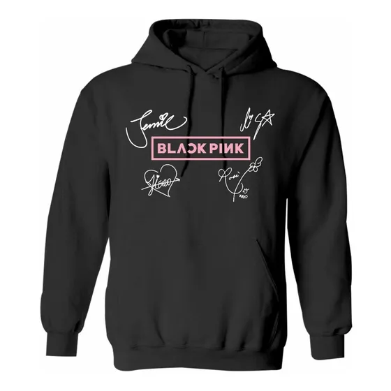 Sudadera Mod Blackpink Firmas Jennie Lisa Jisoo Rosé Kpop