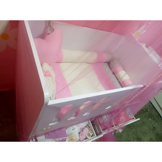 Cuna Para Niña De Madera