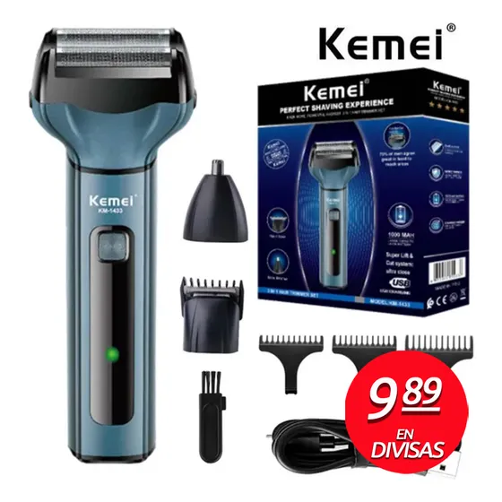 Maquina De Afeitar Kemei