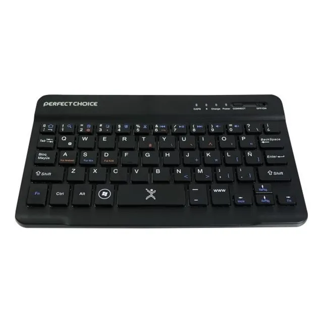 Mini Teclado Inalámbrico Perfect Choice Pc-200932 Negro Negro Español