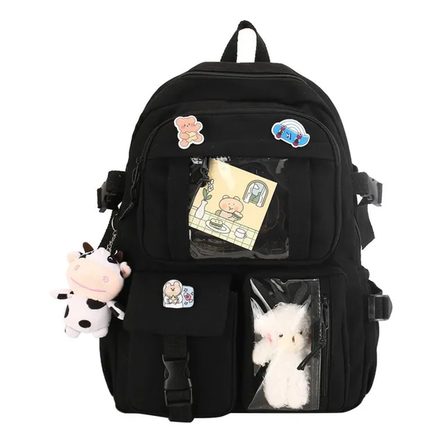 Mochila Para Laptop Resistente Al Agua Gran Capacidad Negra