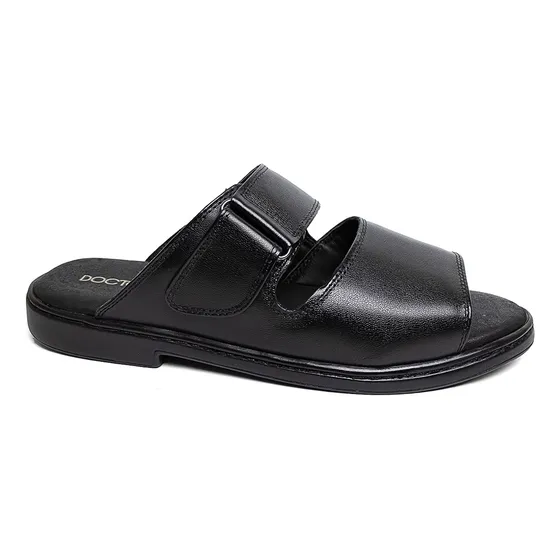 Chinelo Confortável Doctor Pé Em Couro Legítimo - 511