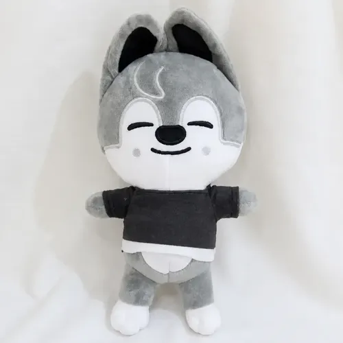 Pelúcia Skzoo Personagem Wolf Chan Stray Kids Cartoon 20cm Cor