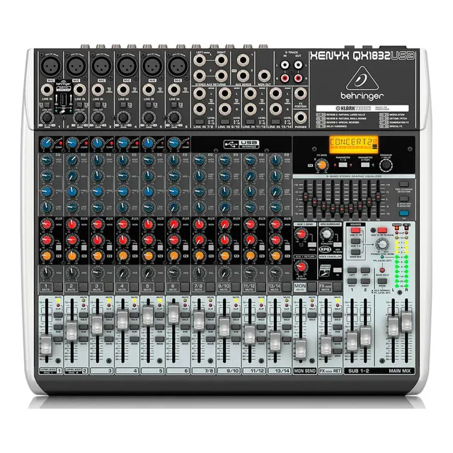 Consola Behringer QX1832USB Xenyx de mezcla 220V
