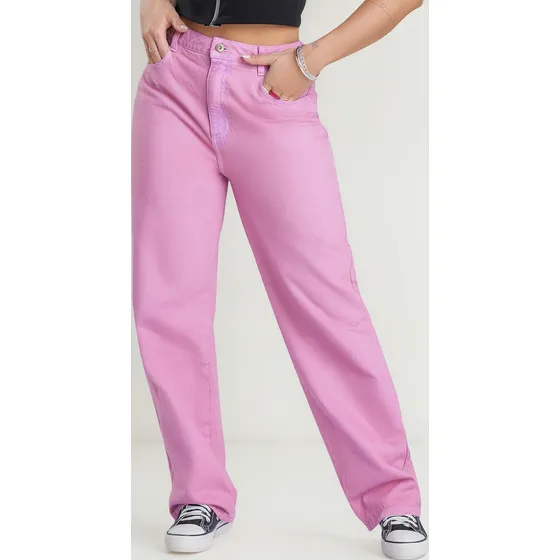 Pantalón Mujer Rosa Atypical 3680