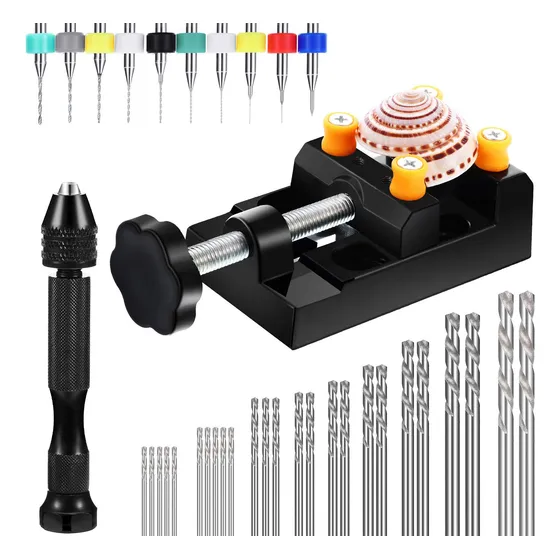 Juego De Minitaladro Manual Juego De Bricolaje De 37 Piezas