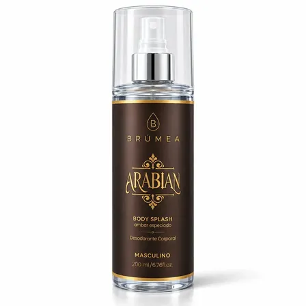 Body Splash Arabian 200ml Âmbar Especiado Brúmea