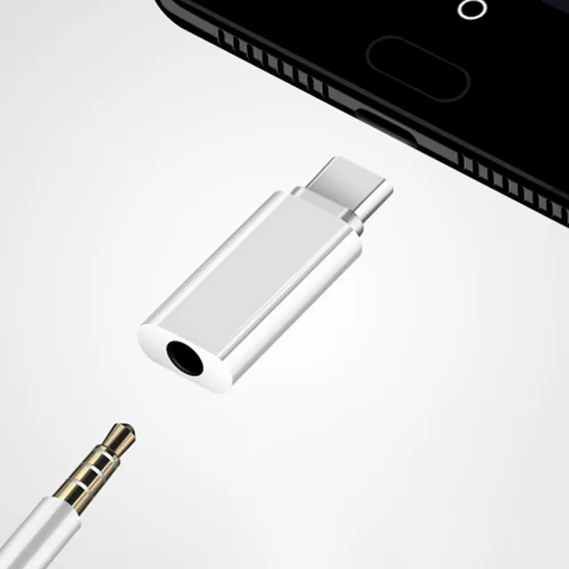 Adaptador Para Teléfonos Tipo C A Audífono Jack 3.5 Mm