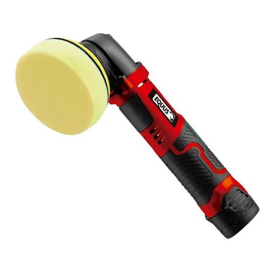 Pulidora De Auto Inalámbrica Equus A Bateria 12v Equus Qm7304 Smf Negro/Rojo