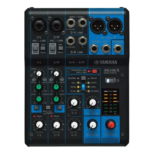Consolas Analógicas Con Efectos Yamaha Mg06x Okm