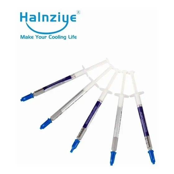Pasta Termica Prata Halnziye 1g Seringa Kit Com 5 Unidades
