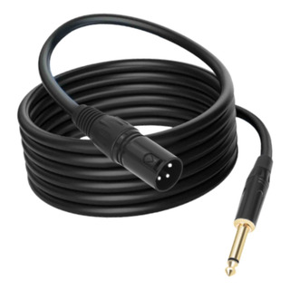 4 6.35 Macho A Xlr Audio Macho Cable Micrófono Cable 5m 4 6.35 Macho A Xlr Audio Macho Cable Micrófono Cable 5m