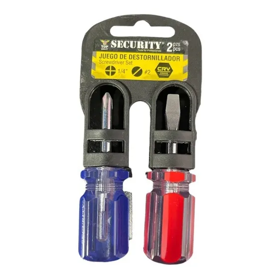 Juego De Mini Destornilladores Security 2pcs 