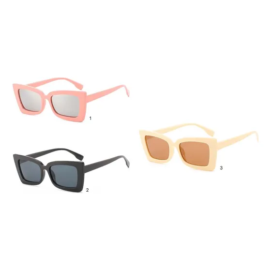 Lentes De Sol Dama Cuadrado Cat Eye Agatado Vintage Aestetic