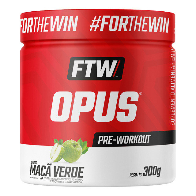 Opus Dei Pré Treino Pre-workout (300g) Ftw Sabor Maçã Verde