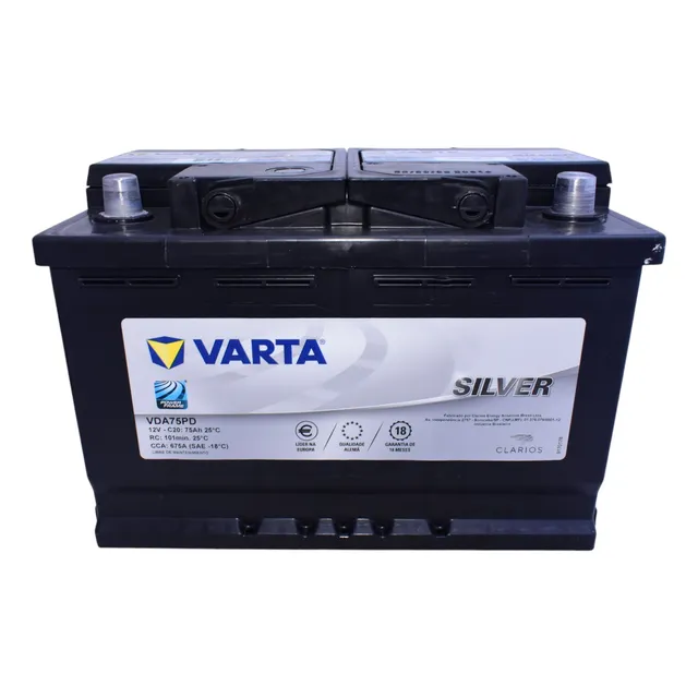 Bateria 12x85 Ranger Toro Renegade 12v 75ah Varta Vda75pd