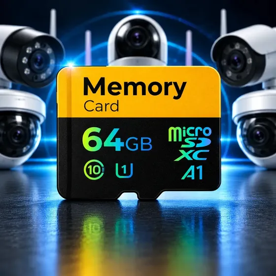 Cartão De Memória Para Câmeras Wi-fi 64gb Micro Sd Classe 10 Ultra 100mb/s Cartão Sd