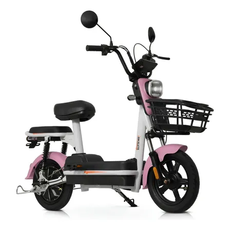 Bicicleta Elétrica Smart Mt-5 Motor 500w Bateria 48v 12ah cor rosa