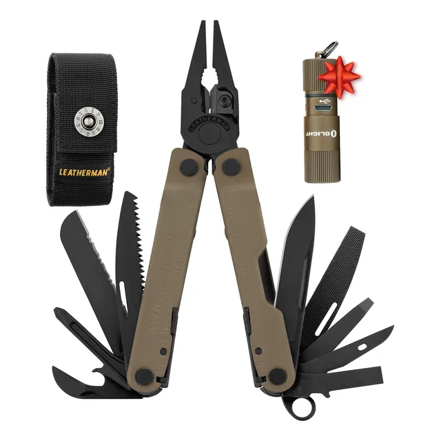 Multiherramienta Leatherman Rebar Con Linterna Olight