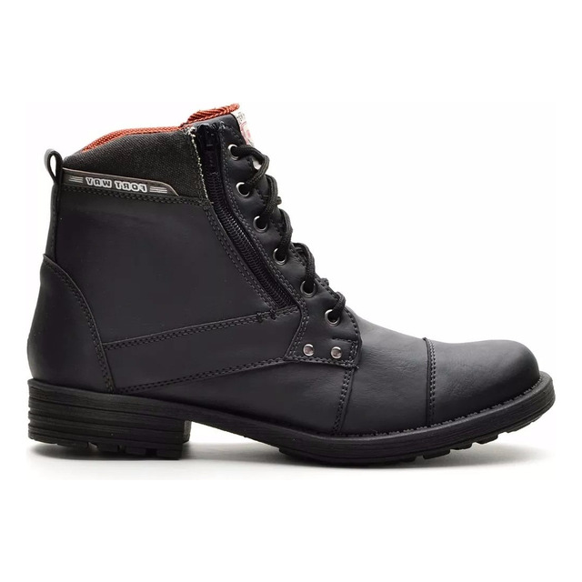 Bota Coturno Masculino Infantil Coturninho Estilo Conforto Bota Coturno Masculino Infantil Coturninho Estilo Conforto