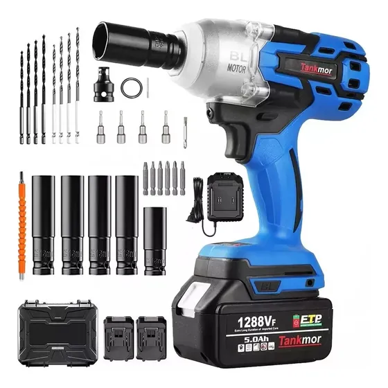 Tankmor Impact Llaves Par Extra Grande Wireless 990n.n 2 Batteries Of Great Capacity Taladro Pistola Game