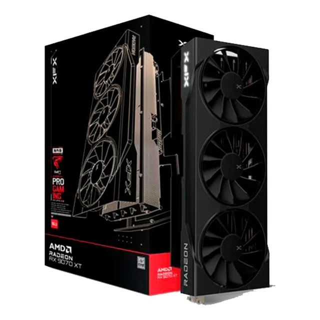 Tarjeta De Vídeo Xfx Swift Amd Radeon Rx 9070xt 16gb