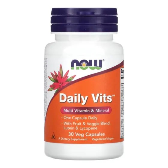 Daily Vits Multivitamínico 30 Caps - Now Foods
