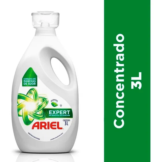 Ariel Líquido 3l Poder Contra Manchas