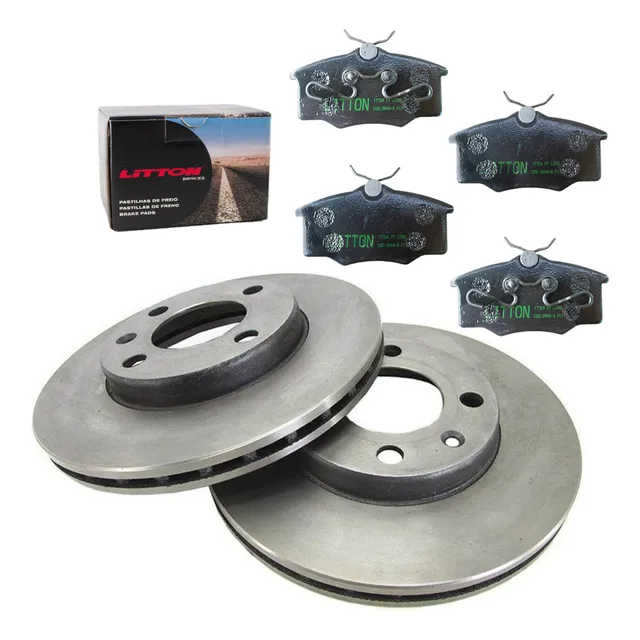 Kit Discos Pastillas Vw Gol 1998-2007 1.6 Sistema Varga