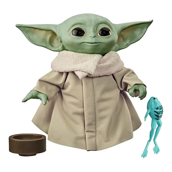 Peluche Baby Yoda Grogu Star Wars Con Sonidos Y Accesorios