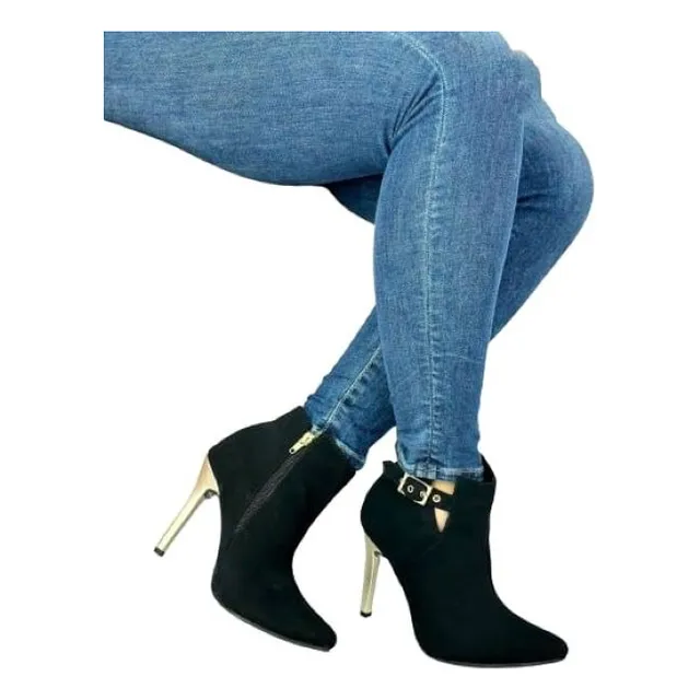 Botines Tacon De Aguja Para Dama