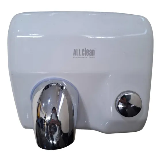 Secador De Mano Manual  Blanco All Clean.