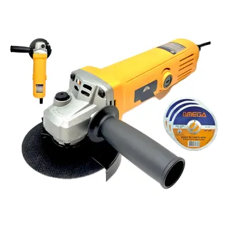 Esmerilhadeira Lixadeira 900w + Disco 115mm Cor Amarelo FrequĂȘncia 50/60hz Esmerilhadeira Lixadeira 900w + Disco 115mm Cor Amarelo FrequĂȘncia 50/60hz