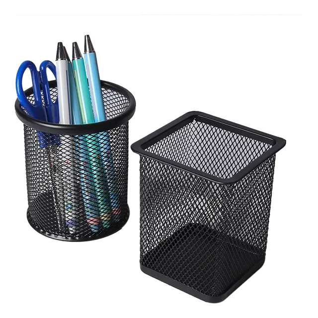 Organizador De Escritorio Porta Lapiz Lapicero Metalico 