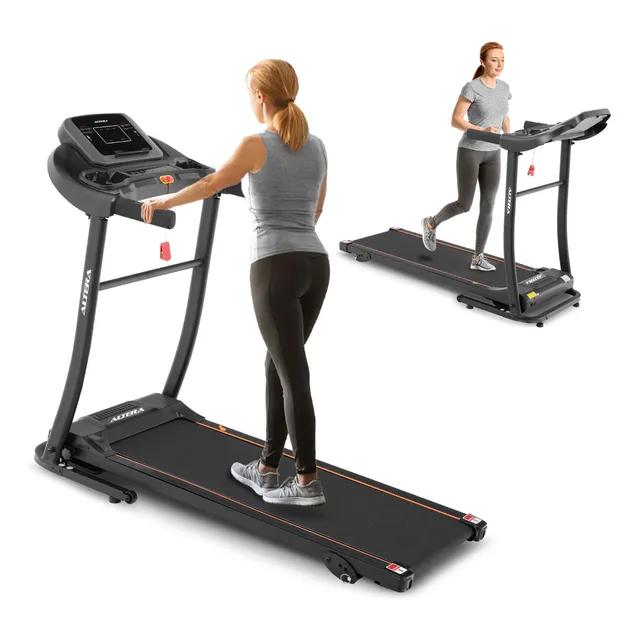 Caminadora X80ALT Motor 1.5 HP Velocidad ajustable 10km/h Pantalla LCD Conexión Bluetooth y USB 12 programas de entrenamiento Altera X80ALT
