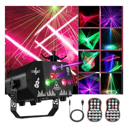 Luces Fiesta Estroboscópica Activada Por Sonido