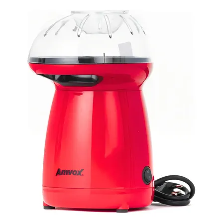 Pipoqueira Elétrica Amvox Apc 027 1200w Bico Direcionador Cor Vermelho 127v