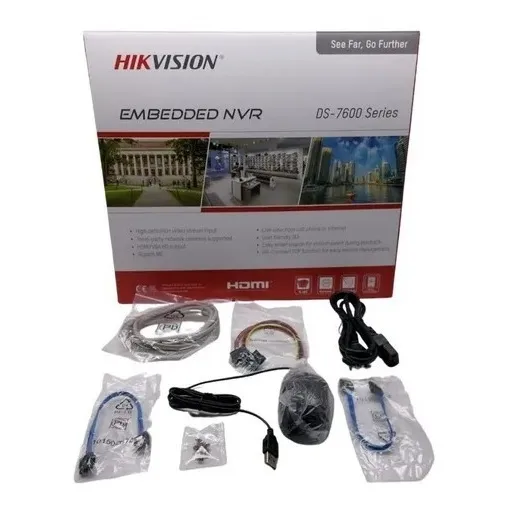 Nvr Ip Poe 16 Canais Hikvision 8mp Ds-7616ni-q2/16p