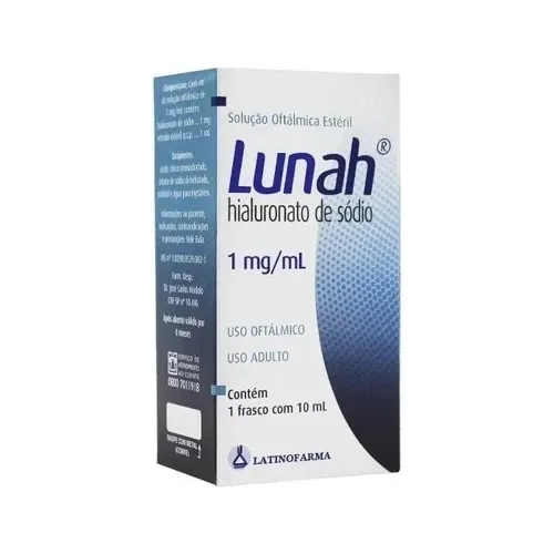 Lunah 1 Mg/ml Solução Oftálmica Estéril 10ml