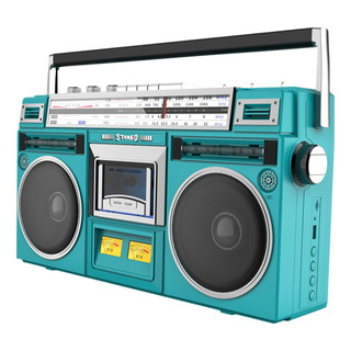 Reproductor De Casete Boombox Multifuncional Con Verde Reproductor De Casete Boombox Multifuncional Con Verde