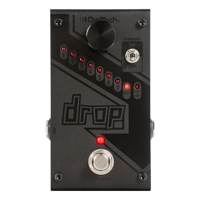 Pedal Polifónico Drop Tune Digitech The Drop Black Limited