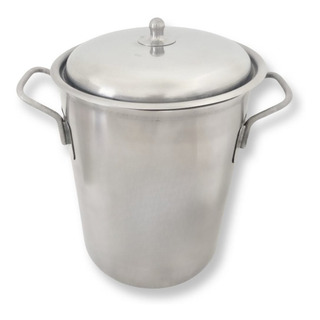 Olla Con Asas Y Tapa De Acero Inoxidable Reforzada 15 Litros Olla Con Asas Y Tapa De Acero Inoxidable Reforzada 15 Litros